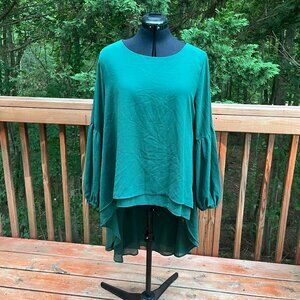 Seta T Green Blouse